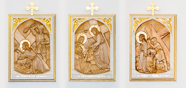 Droga Krzyżowa w Sadlinkach stacja III-V